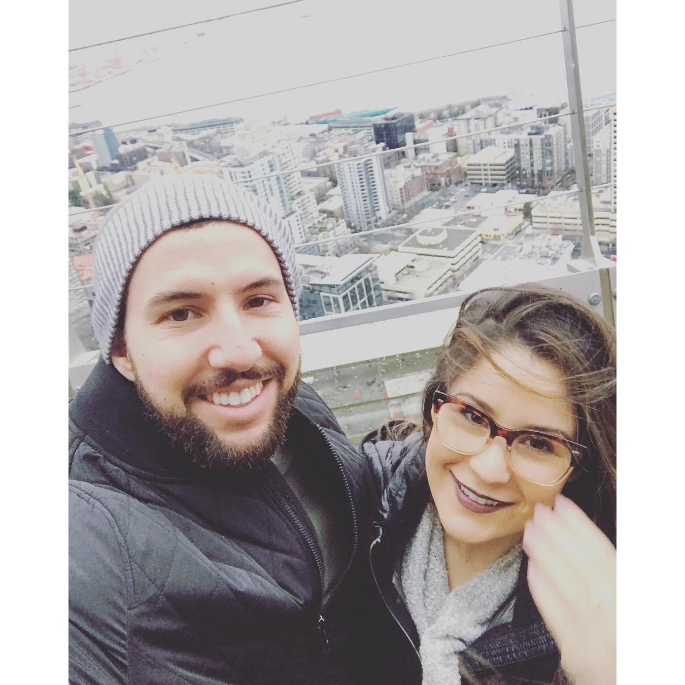 Road trip to Seattle in 2017 ....:) Someone thought Stephen proposed on this trip...Ehhh wrong!