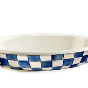 Royal Check Oval Gratin – Medium