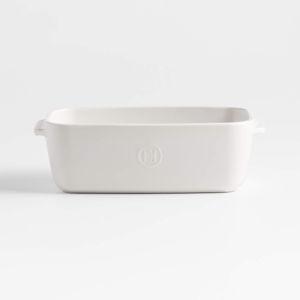 Emile Henry x Crate & Barrel Green Ceramic Loaf Pan