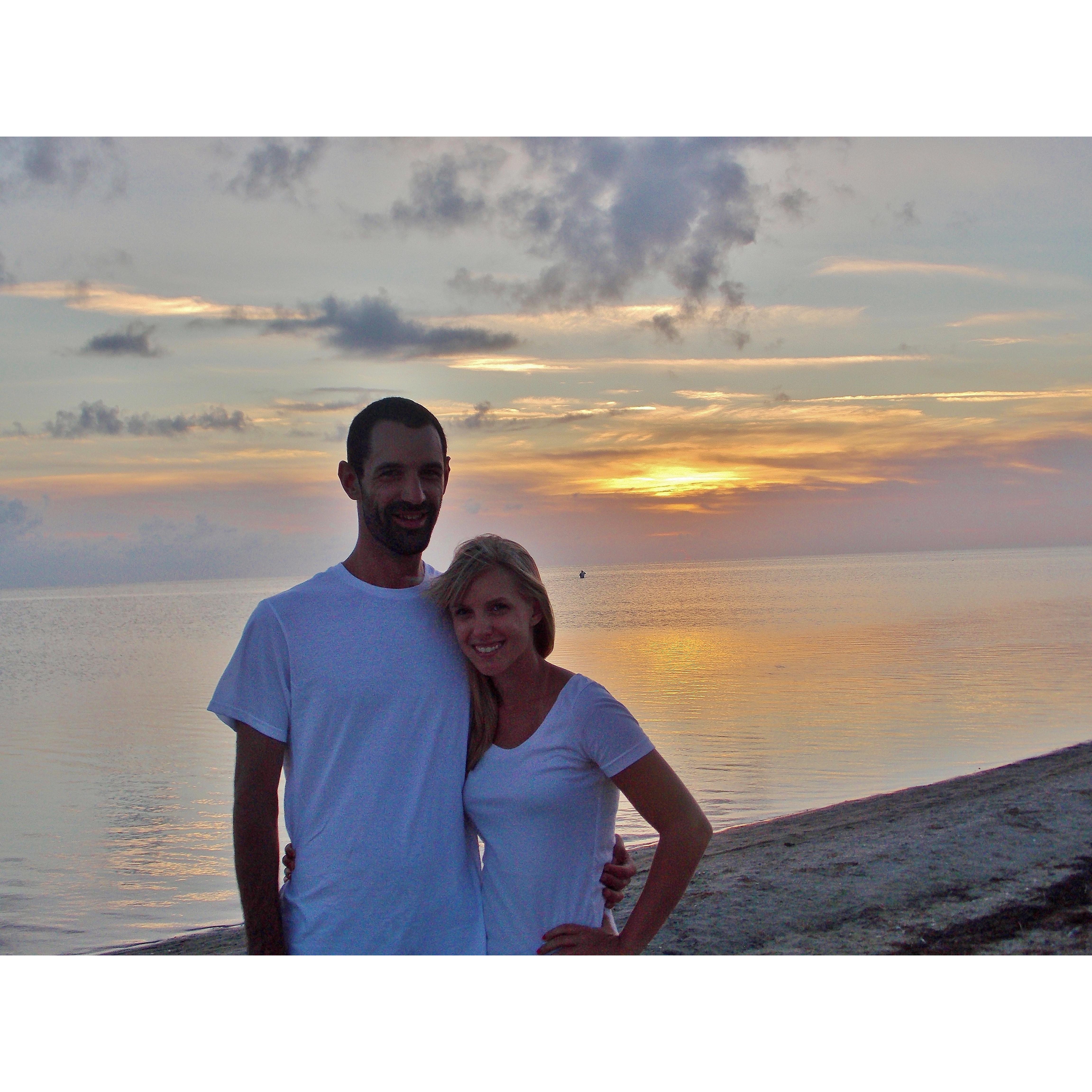 Summer camping, Outer Banks, North Carolina