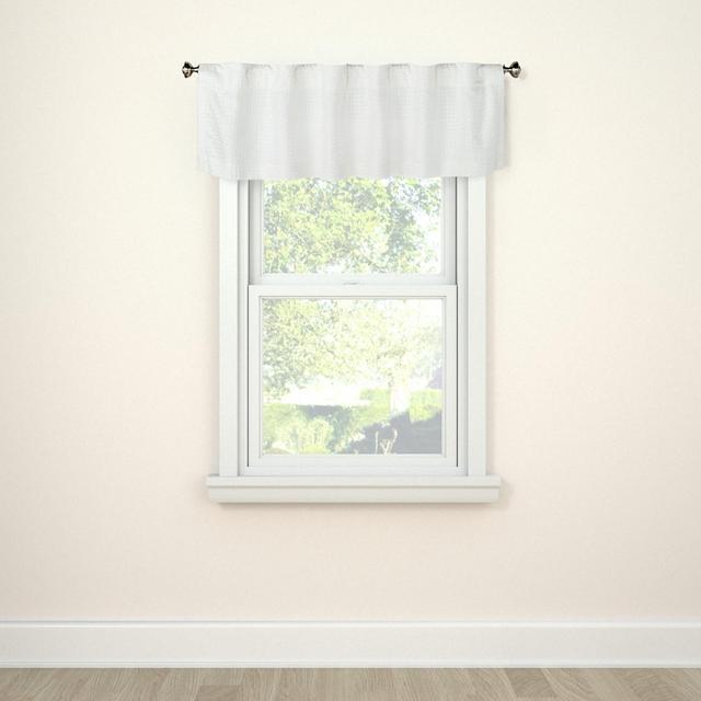 15"x54" Window Valance Honeycomb White - Threshold™