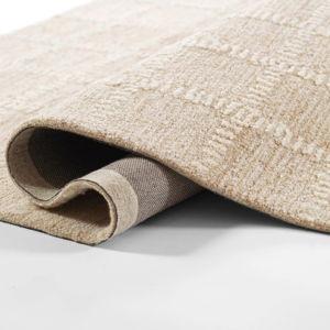 2x3 Beige Fraya Handwoven Wool Rug