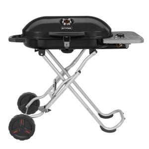 Gridiron 348 sq. in. Single Burner Portable Propane Gas Grill in Black with Insert Compatibility