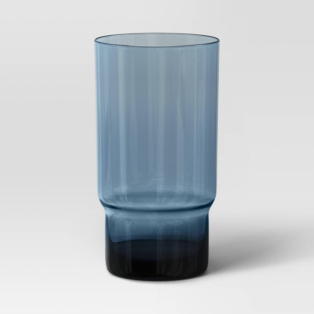 16.5oz Tall Glass Tumbler Blue - Threshold™