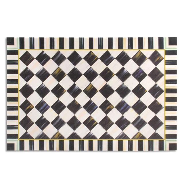 Mackenzie-Childs Courtly Check Floor Mat, 2' x 3'