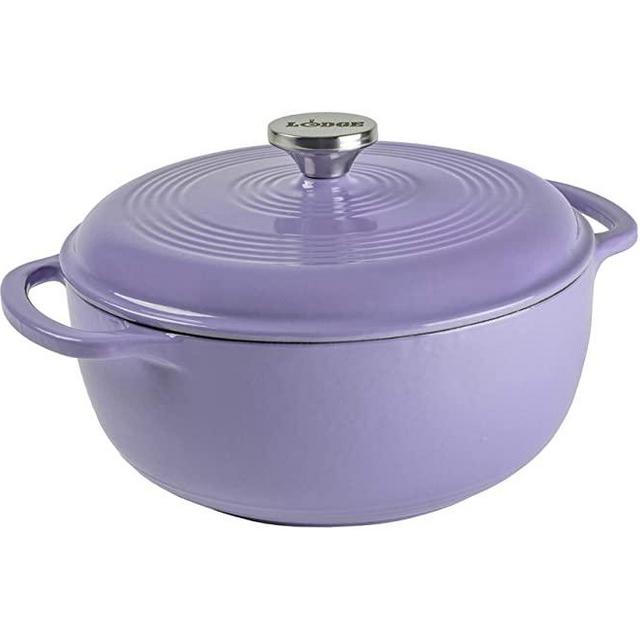 Lodge Enameled Dutch Oven, 6 Qt, Lilac