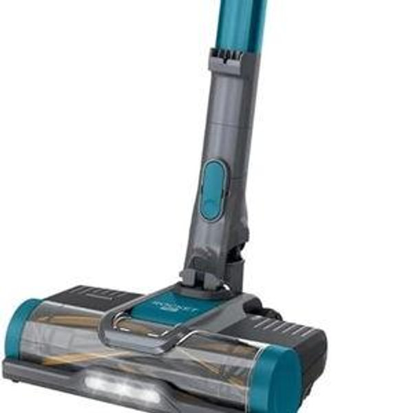 Shark Pet Pro Cordless Lightweight Stick Vacuum Cleaner, Self Cleaning Brushroll, 40 Min Runtime, Removable Handheld, XL Dust Cup, Teal/Grey (Renewed)