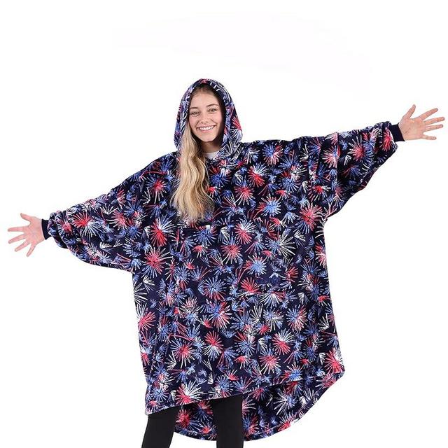 THE COMFY Dream | Lightweight Microfiber Fleece Wearable Blanket, Oversized Design Hood & Pocket from Shark Tank, Cozy Gifts