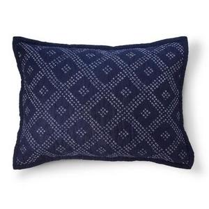 Blue Shibori Dot Sham (Standard) - Threshold™