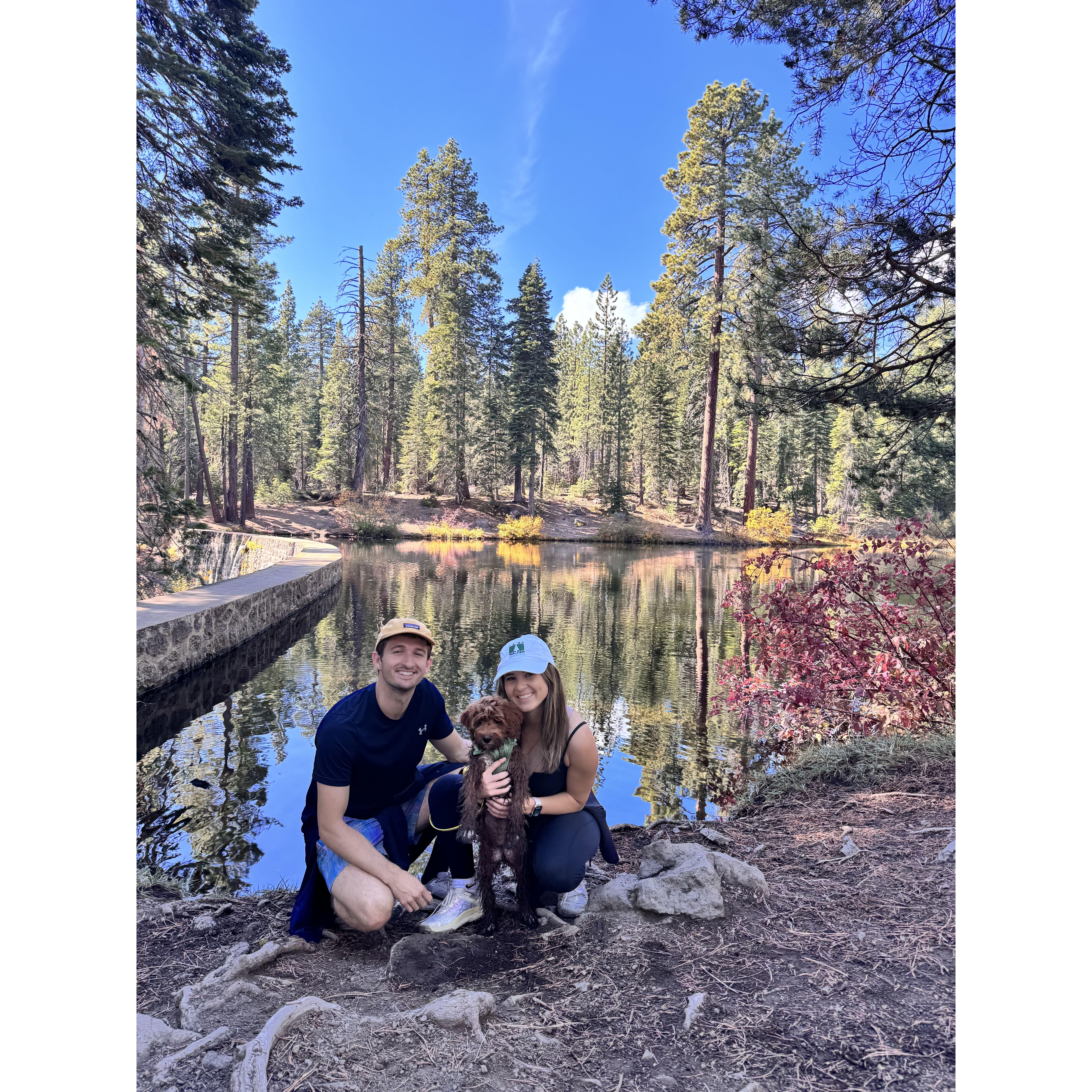 Mabel's first trip to Tahoe