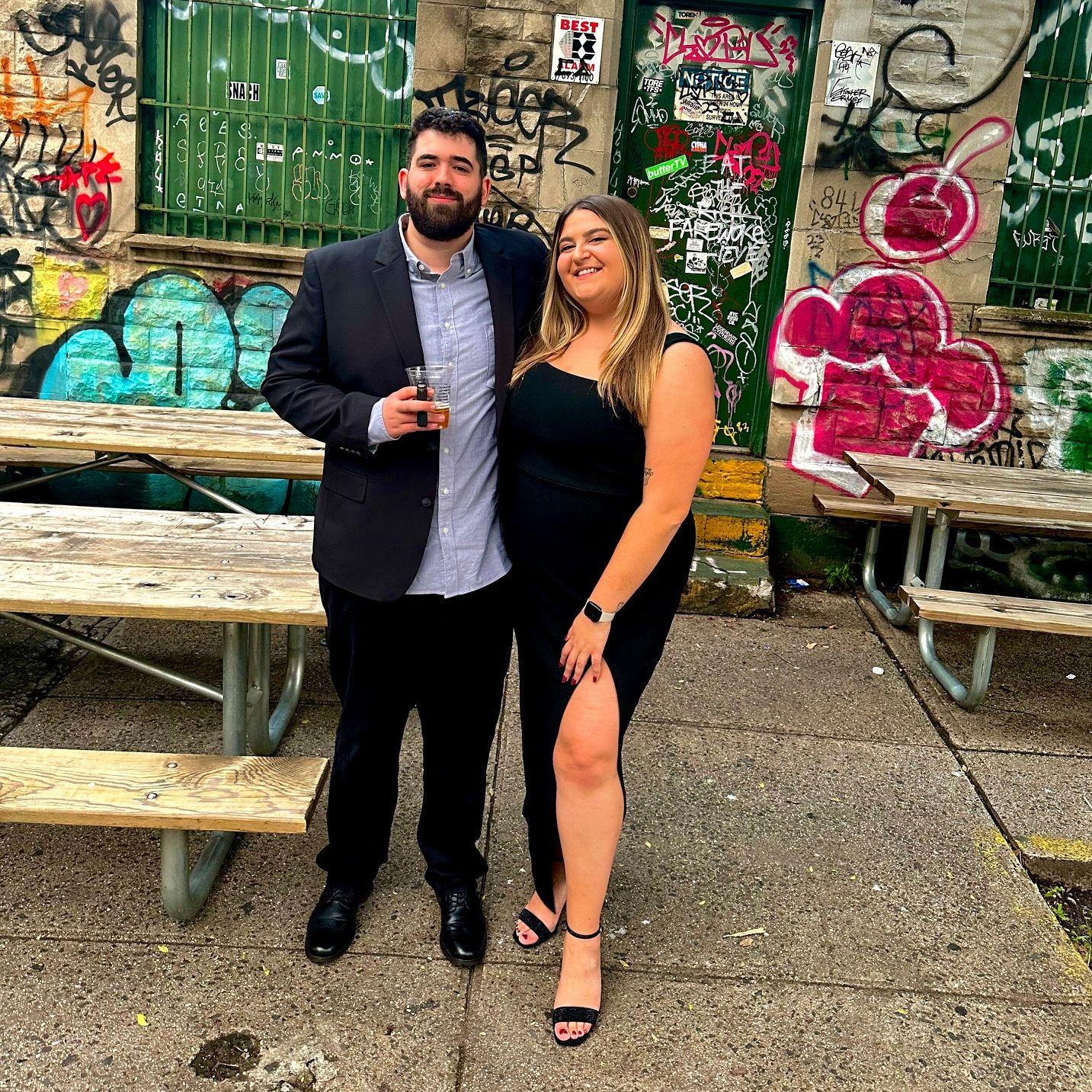 In NYC for Den's cousin Adrienne's wedding.
