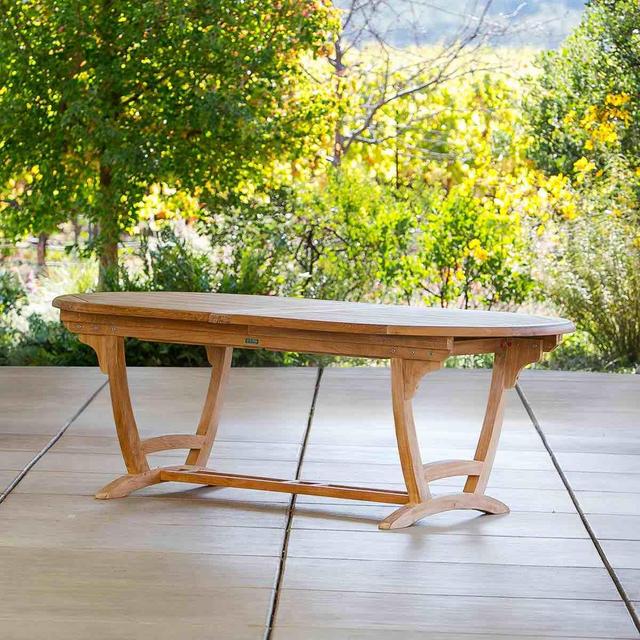 Ravello Oval Teak Extension Table