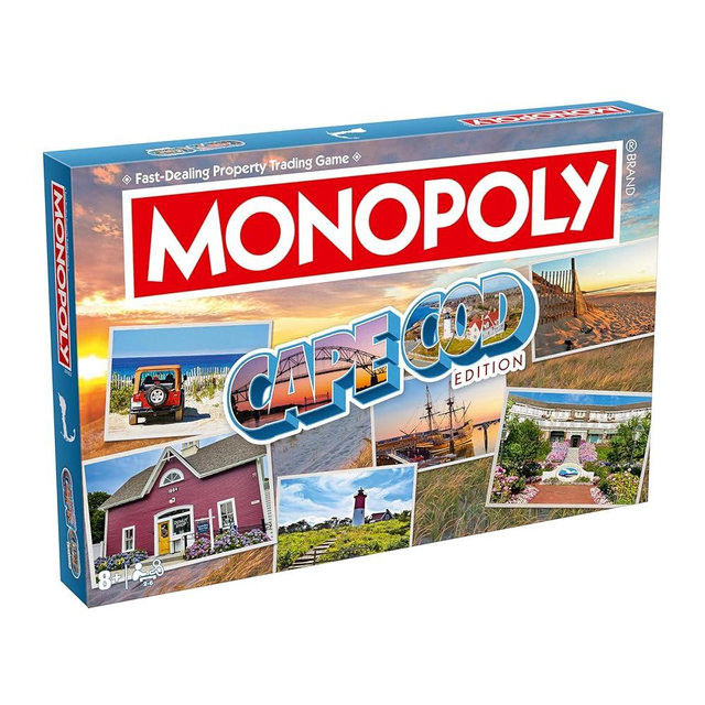 Monopoly Board Game Cape Cod Edition: 2-6 Players Family Board Games for Kids and Adults, Board Games for Kids 8 and up, for Kids and Adults, Ideal for Game Night