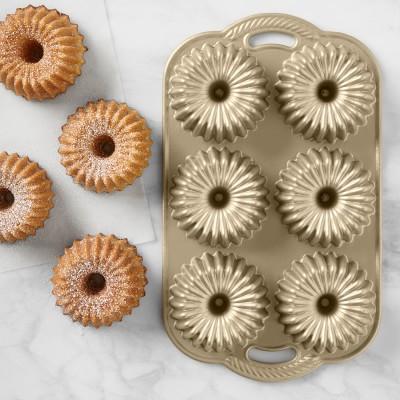 Nordic Ware Brilliance Cakelet Pan, 6-Well