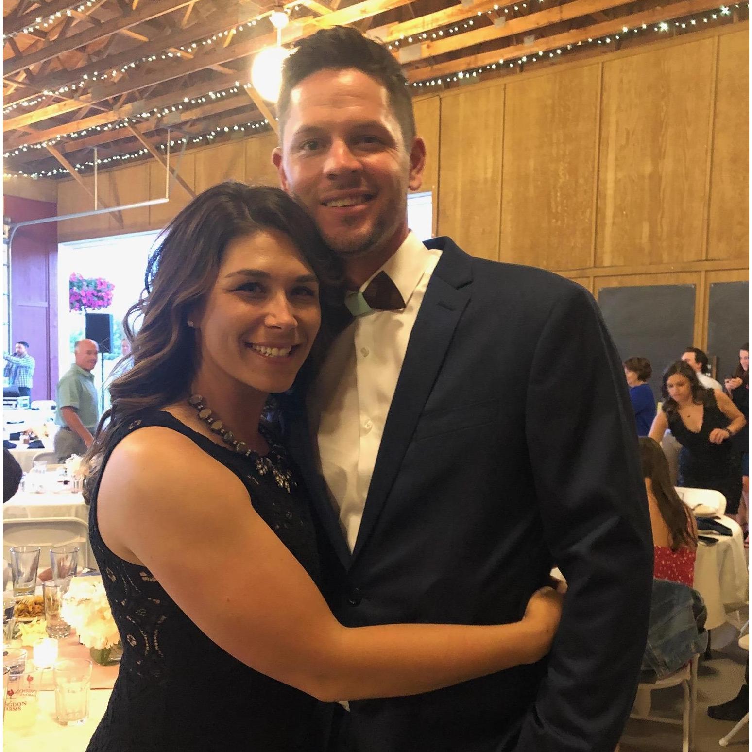The first wedding we attended together