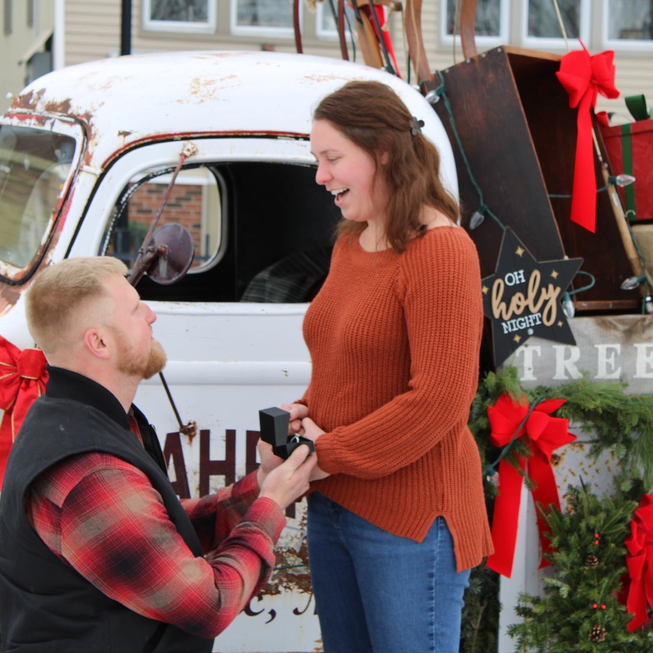 She said yes!