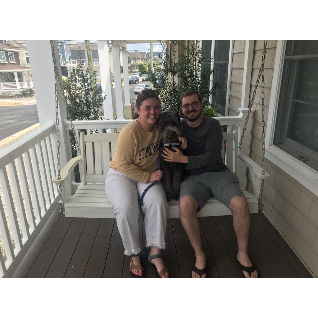 We have quite a few pictures on the front porch in Stone Harbor.