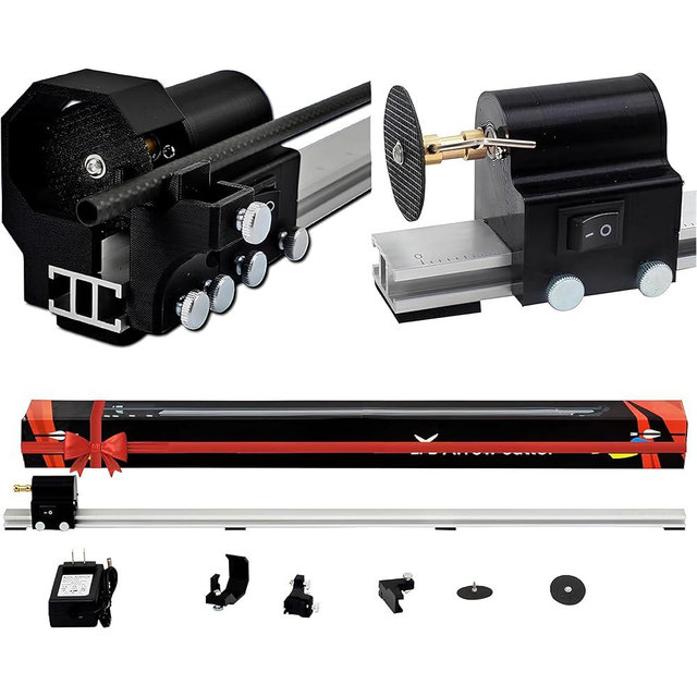 FENJANER Archery 8000 RPM Electric Arrow Saw - Adjustable 4.3”-32” Carbon Arrow Cutter Pipe Tube Cutting, Arrows Trimmer Polisher Tool for Aluminium & Fiberglass Arrow DIY