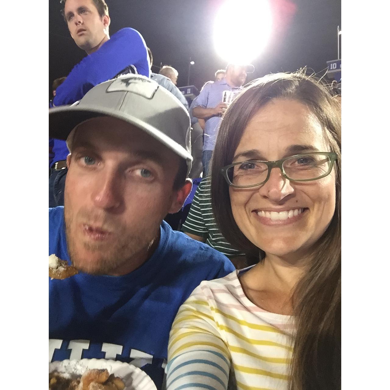Carolina losing to Duke again in football...this time is worse since it's in Durham.