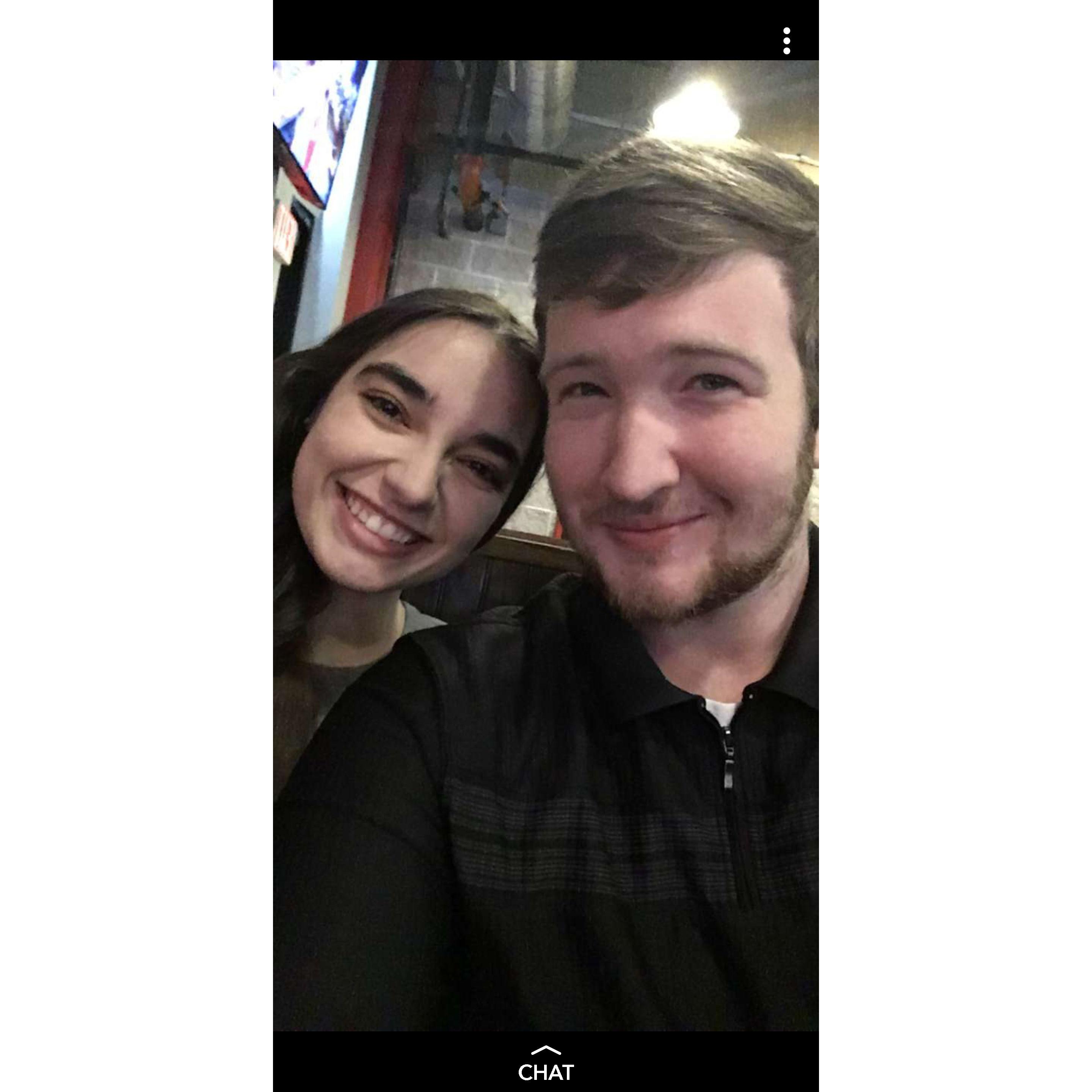 Our first date in our sophomore year of college <3