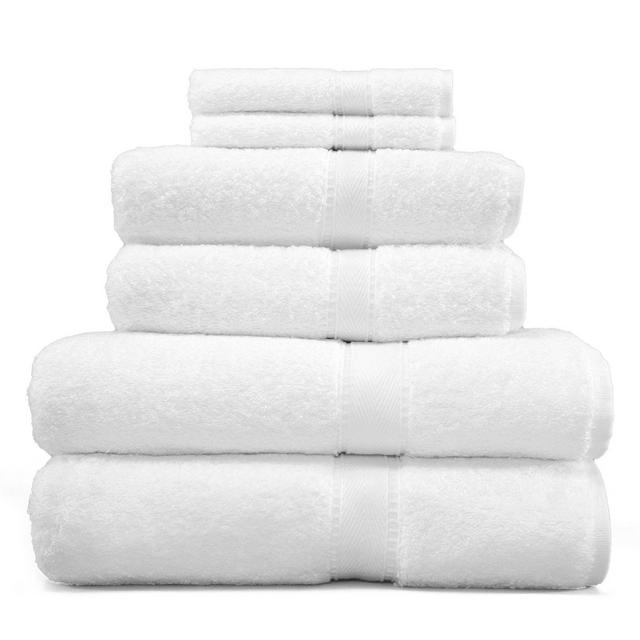 Linum Home Textiles 6-Piece Terry Towel Set in White