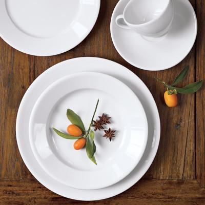 Apilco Tradition Porcelain Dinnerware 5 Piece Setting - Set of 4