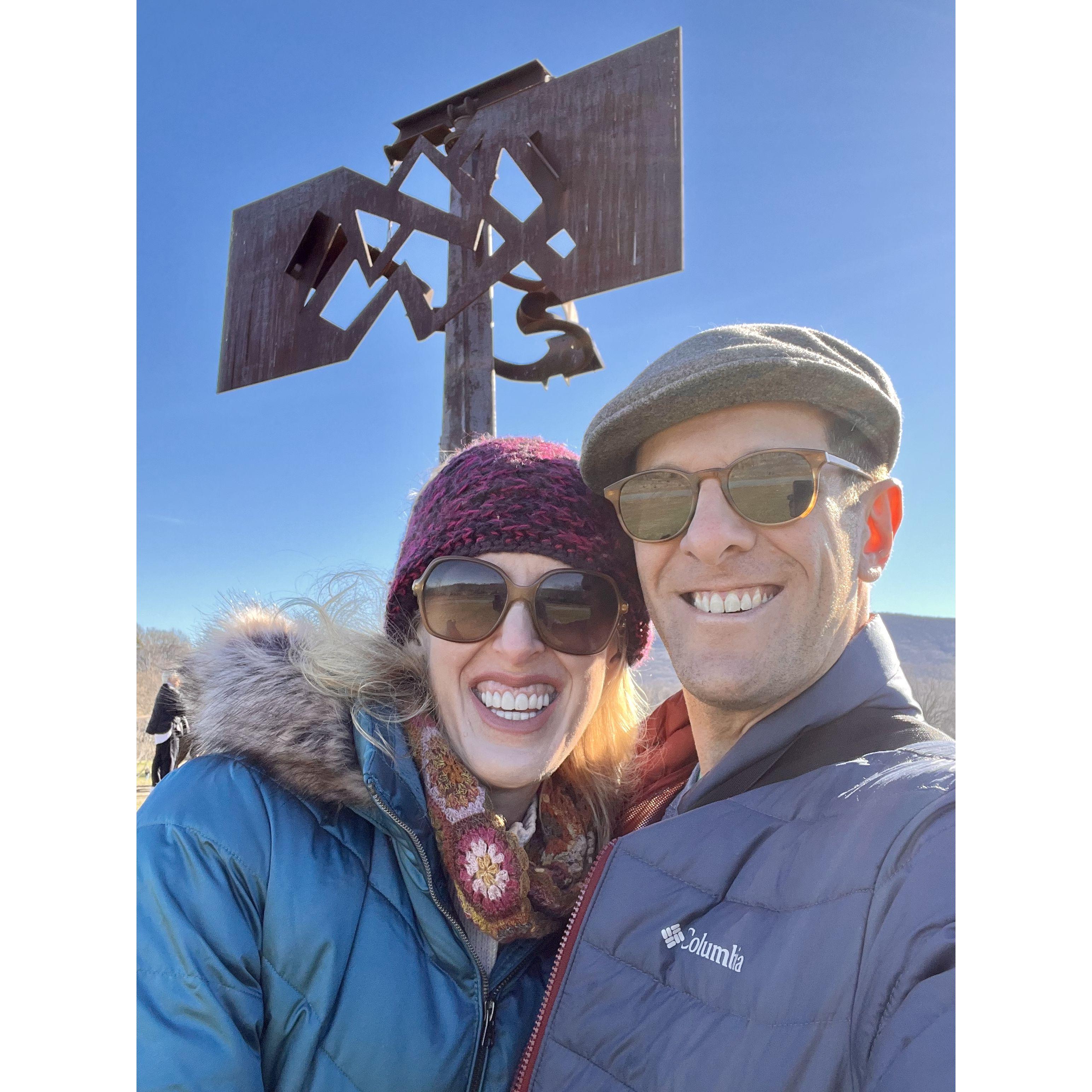 Storm King Art Center - an amazing outdoor sculpture garden that is right near where we are getting married!