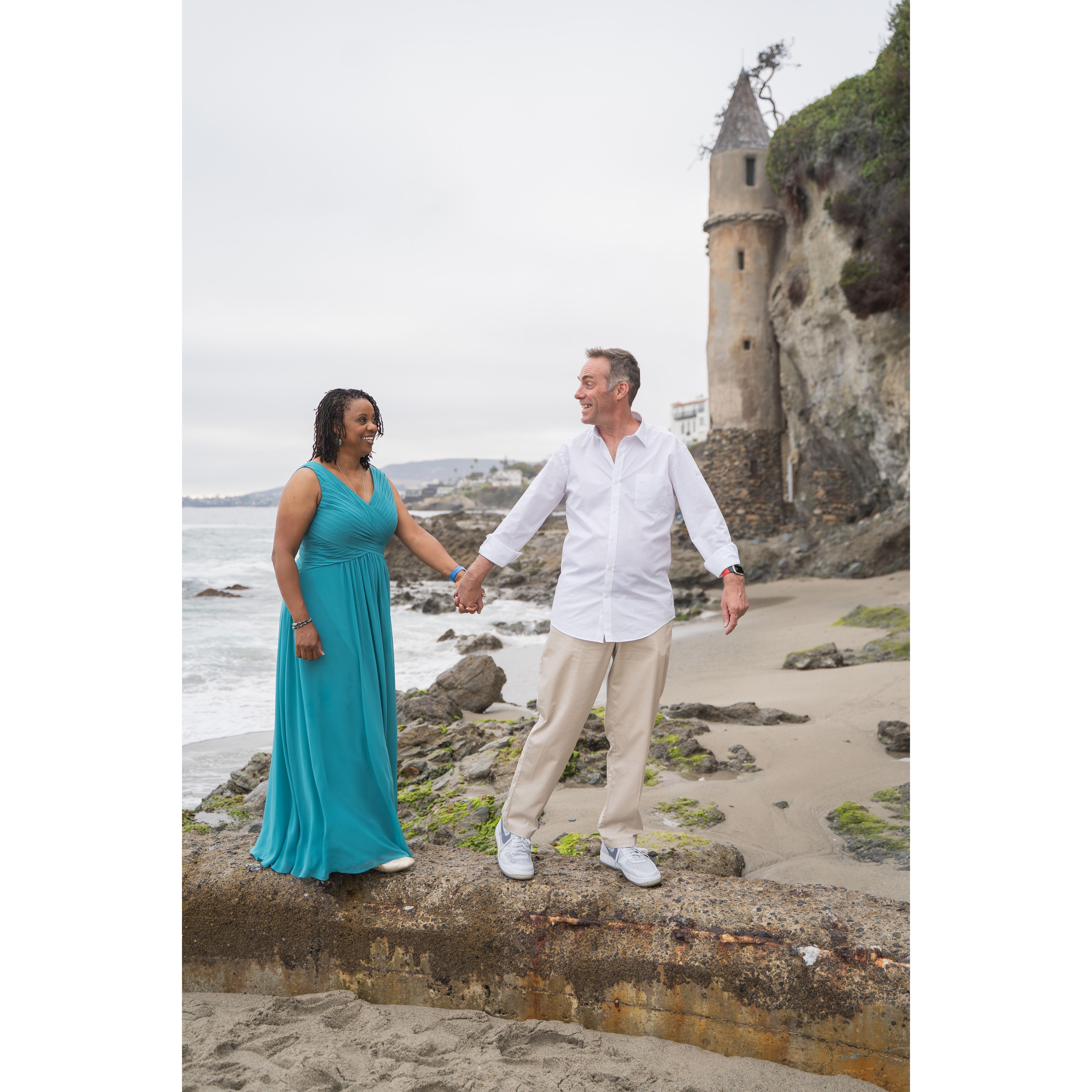 Our photo session at Laguna Beach
