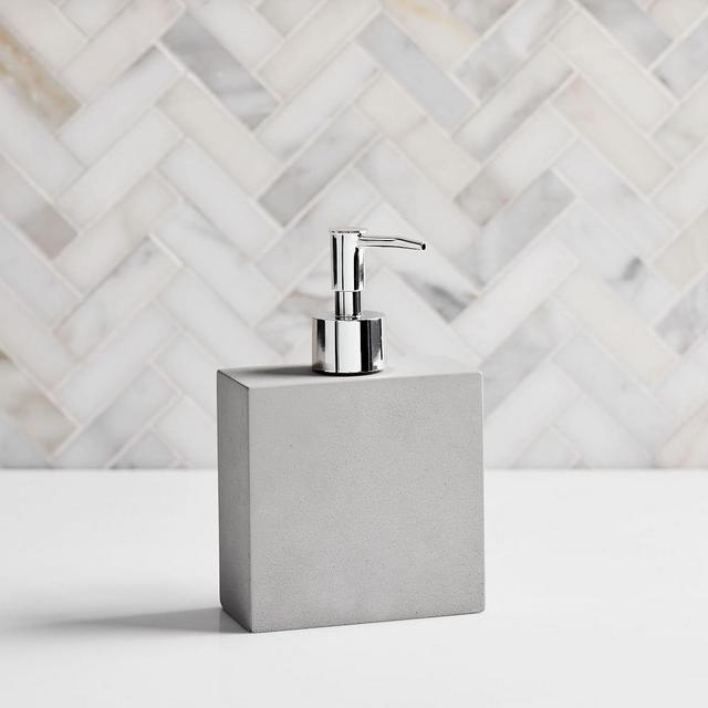 Metro Cement Soap Pump, Natural