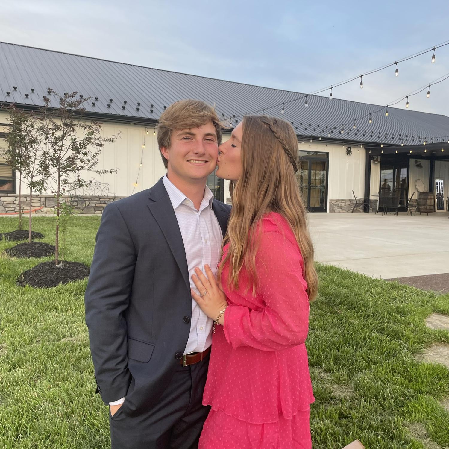 We celebrated our 5 year anniversary at a wedding at Fox Meadows (where we will soon be married)!
