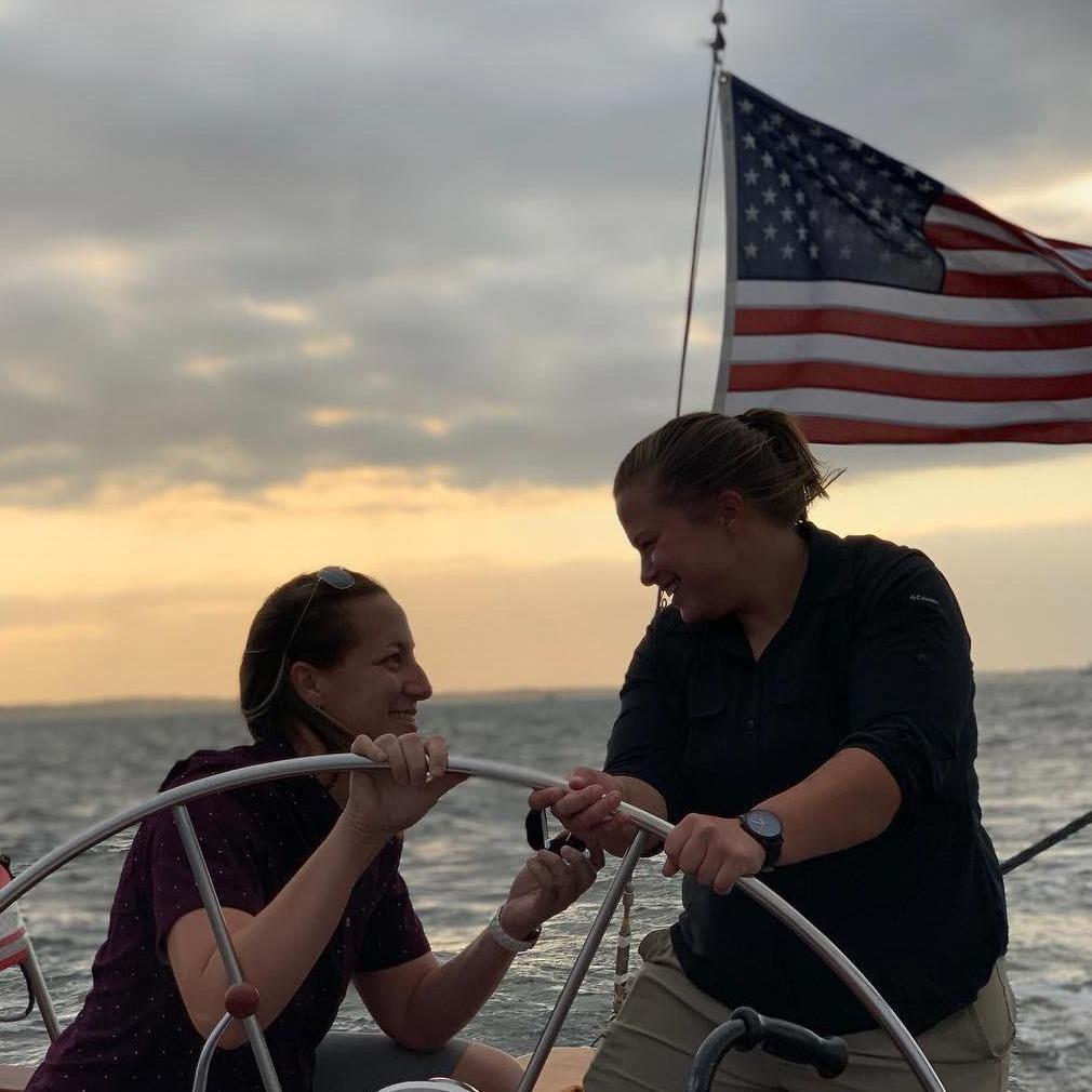 It was a rough sail but thankfully she still said yes :-)