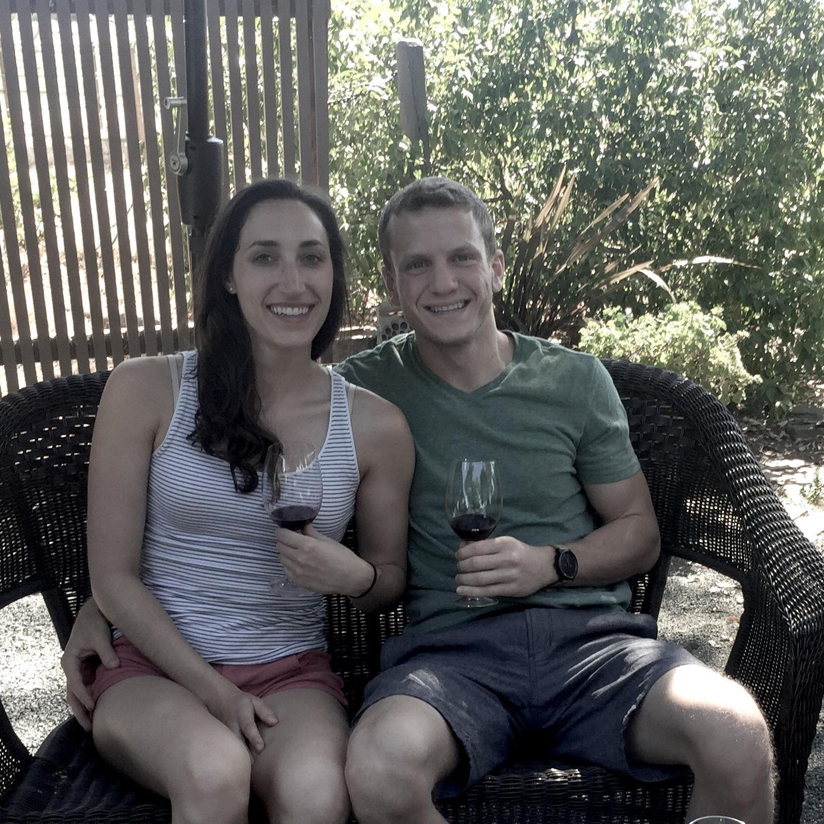our first (but certainly not last!) wine tasting trip together!