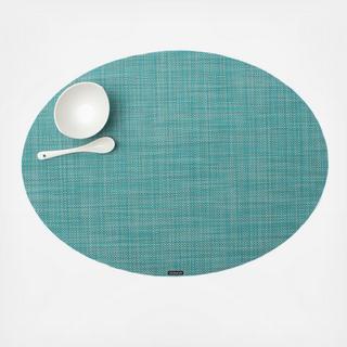 Oval Mini Basketweave Placemat