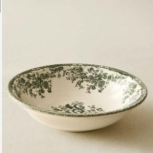 FLORAL EARTHENWARE BOWL