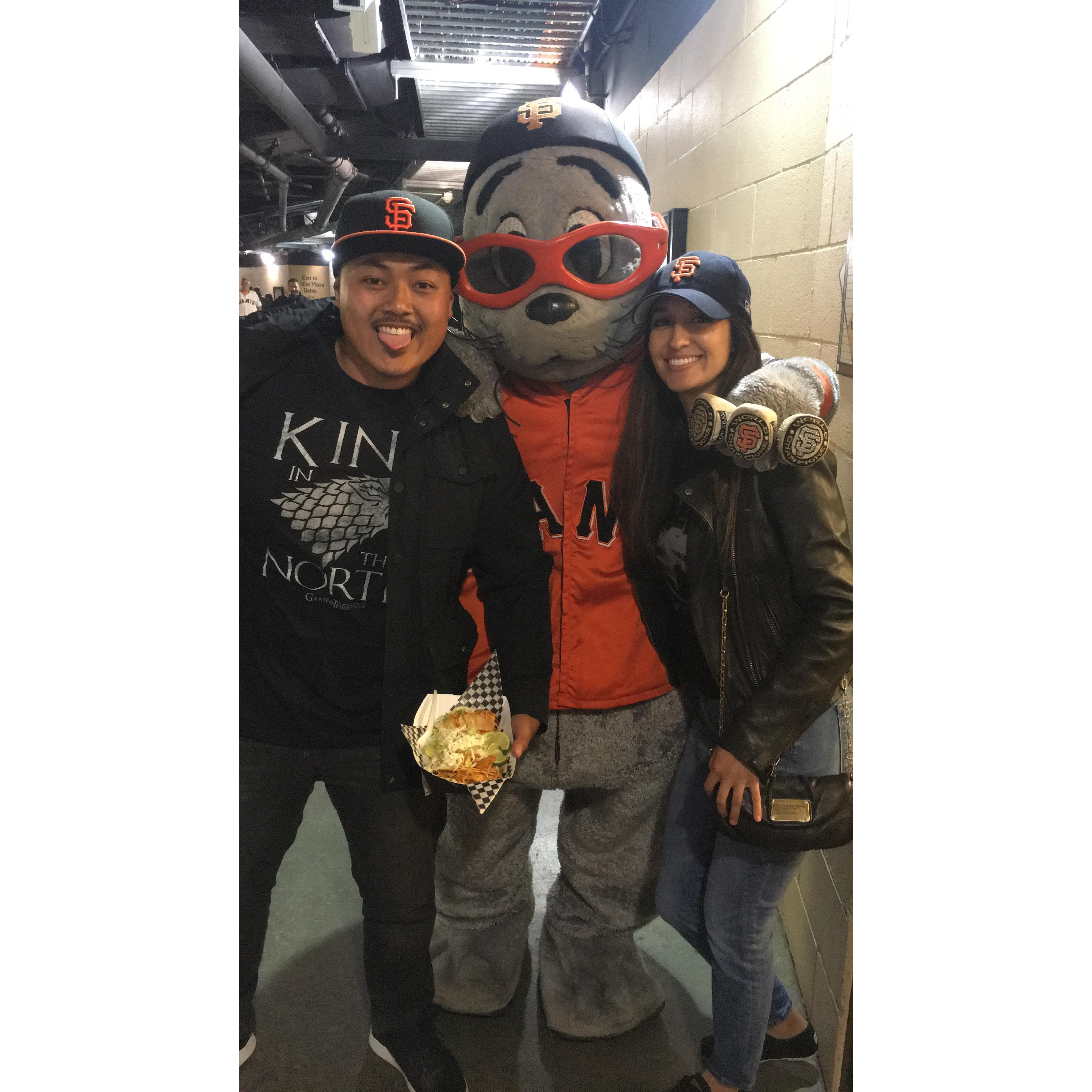 "A king needs a true queen because she can move in ways that he can't." Game of thrones night at the ball park!