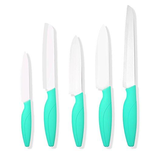 iCODIS Ceramic Knife Set, A Set Of Practical And Fashionable Ceramic Knives (Knife Set Ceramic, Kitchen Knife Sets), Suitable For Cutting A Variety Of Ingredients