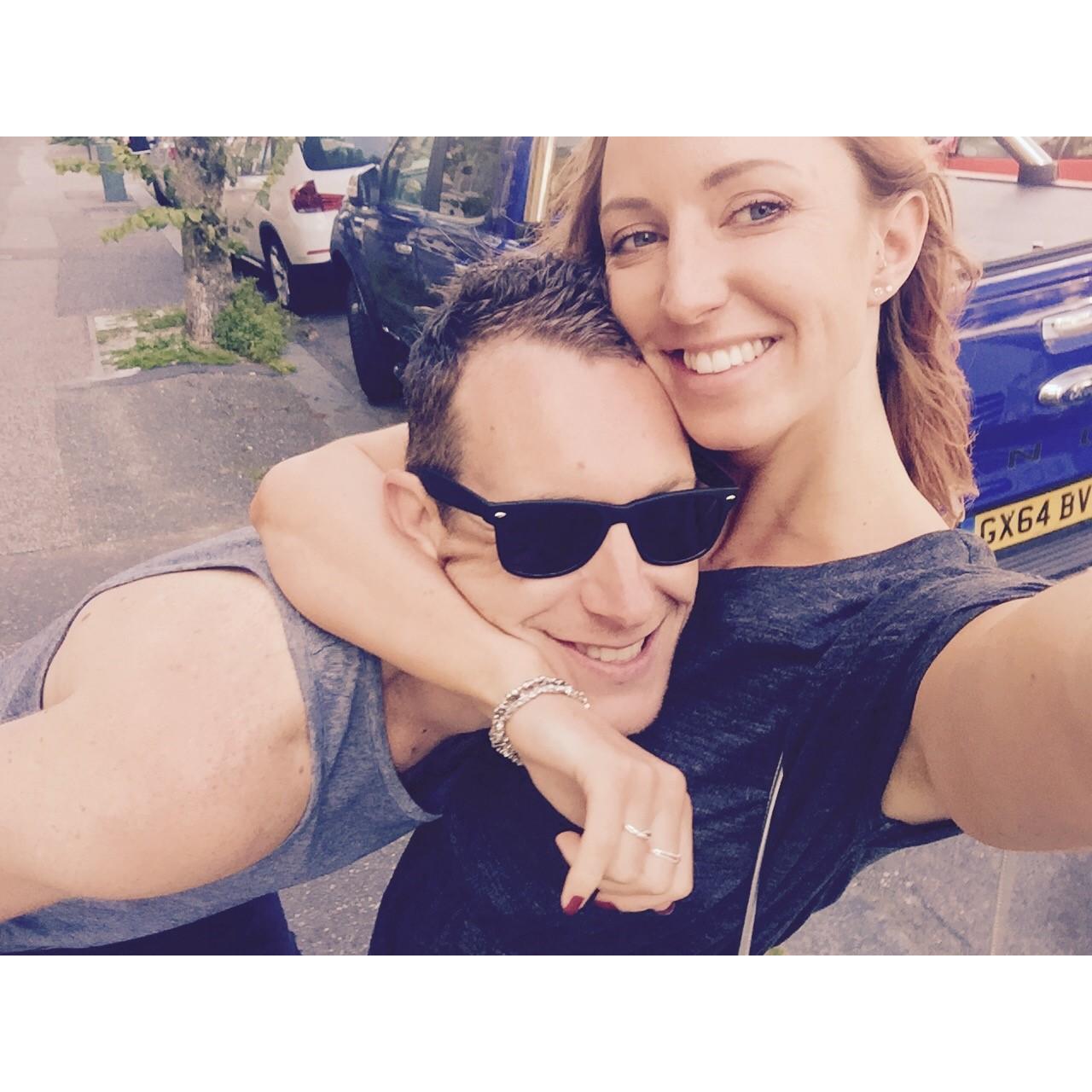 We met in Brighton, England...