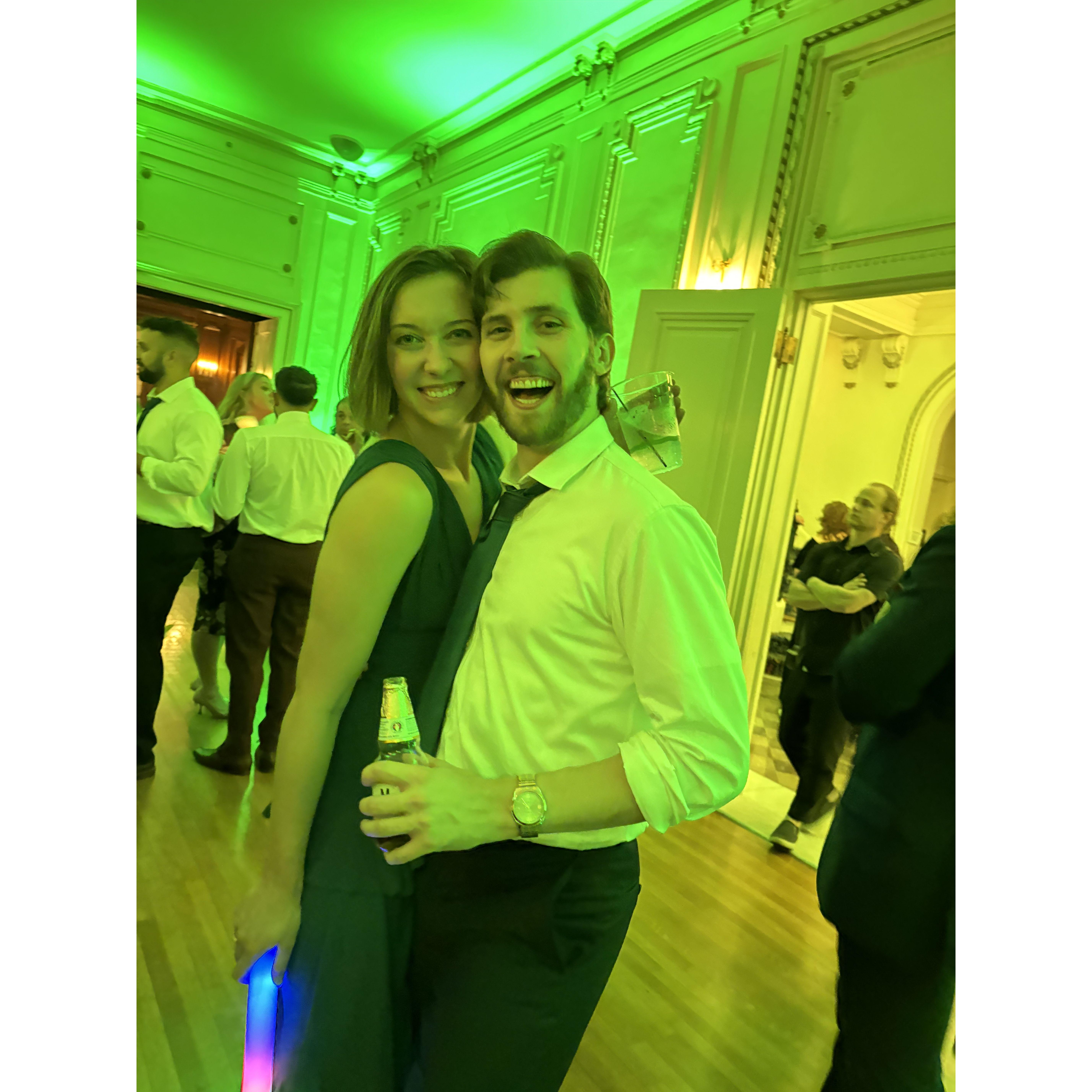 Almost one year to the day before our wedding day — celebrating our friends Ben and Emily!