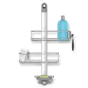 simplehuman Adjustable Shower Caddy, Rust-Proof Stainless Steel And Anodized Aluminum