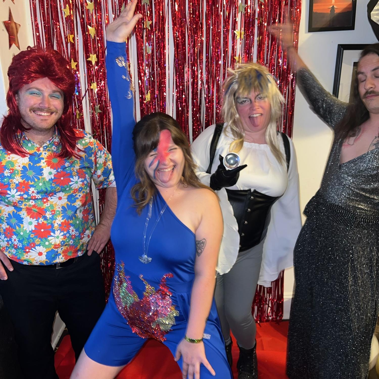 David Bowie Halloween party. October 2023.