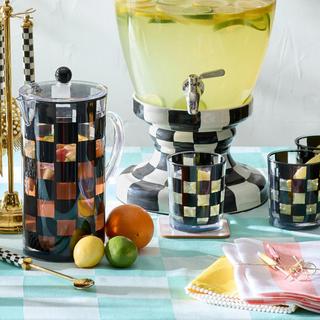 Check Acrylic Tumbler, Set of 4