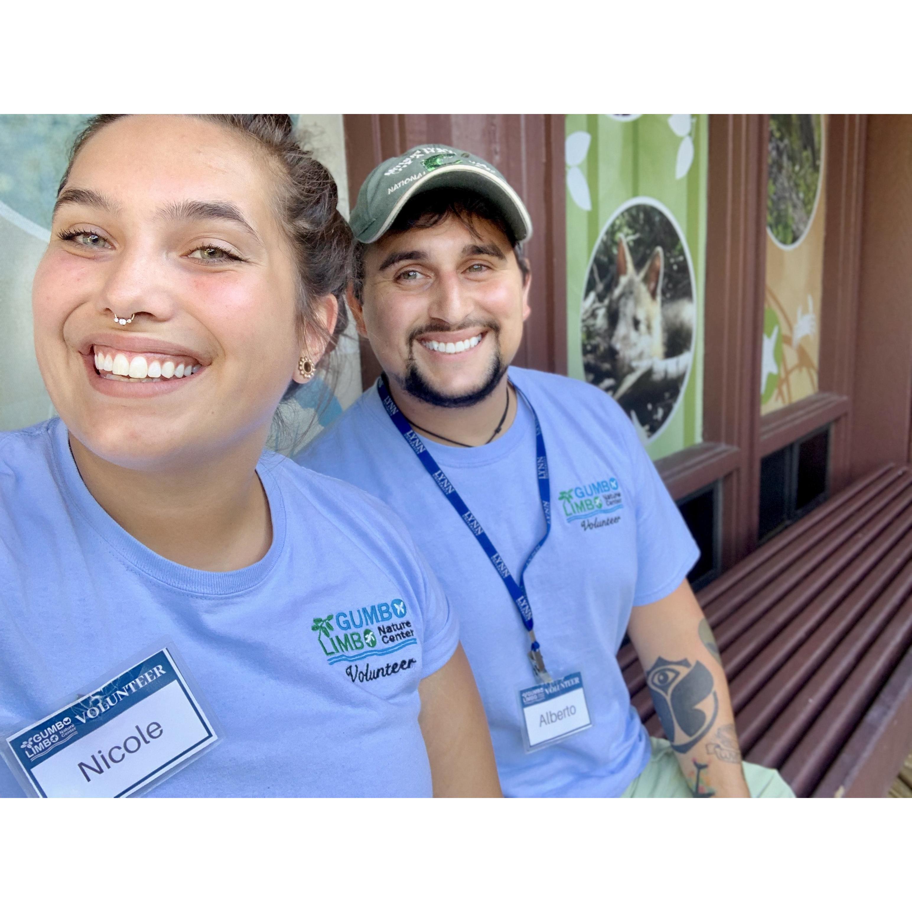 We started volunteering.
