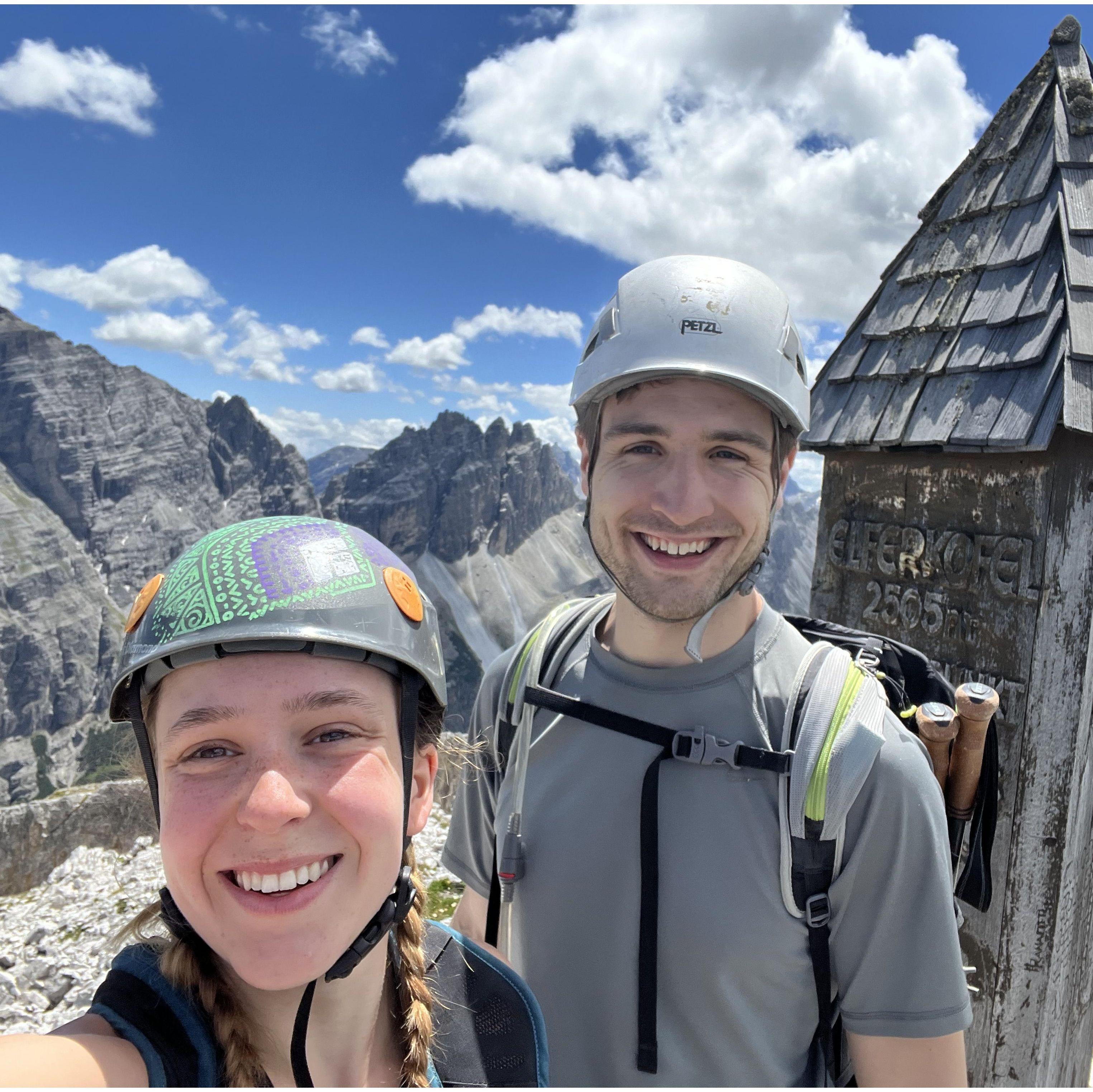 Via ferrata in the Austrian Alps