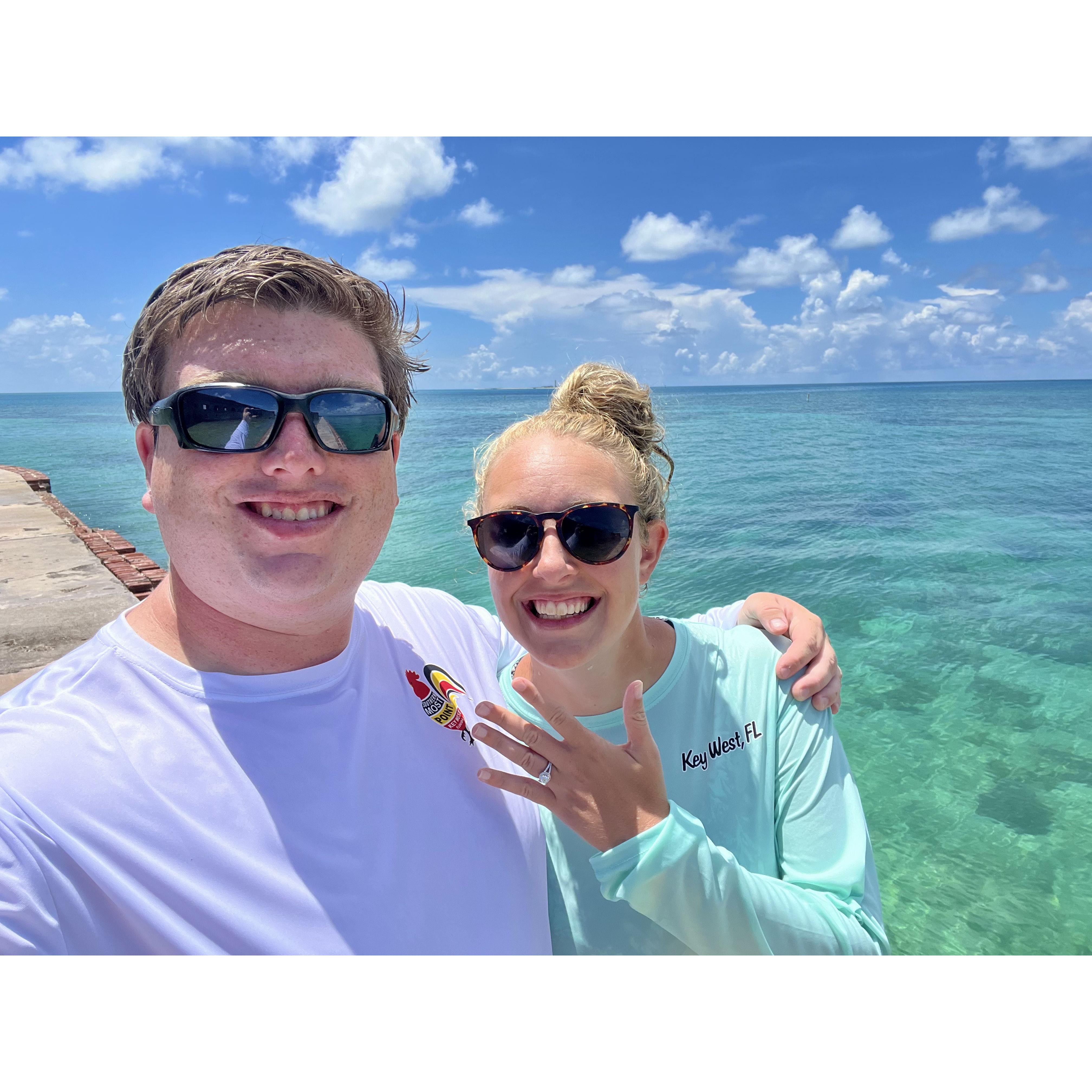 Engaged in Key West!
