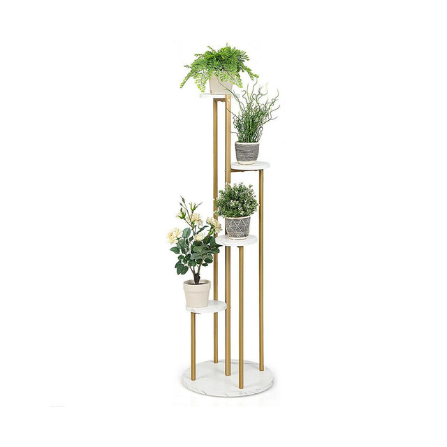 4-Tier 48.5 Inch Metal Plant Stand