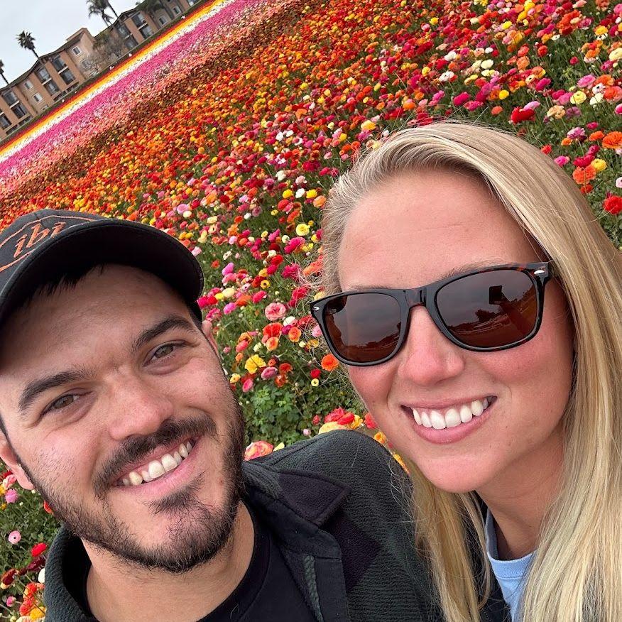 Springtime at the flower fields