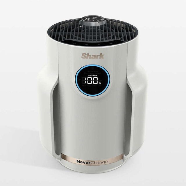 Shark - NeverChange Air Purifier MAX, 5-Year Filter Life, 1400 sq. Ft - White