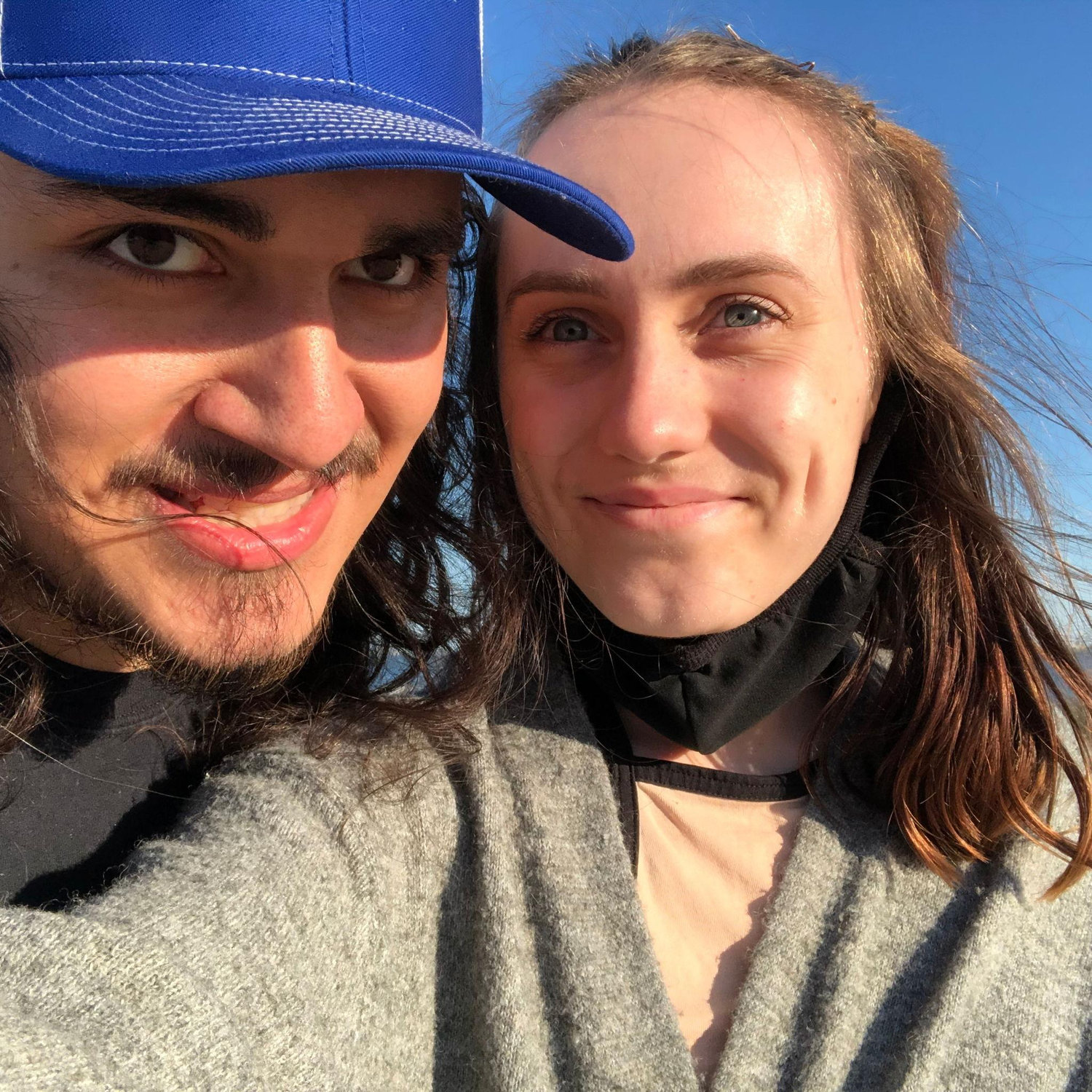 2020 peep the covid mask on the chin