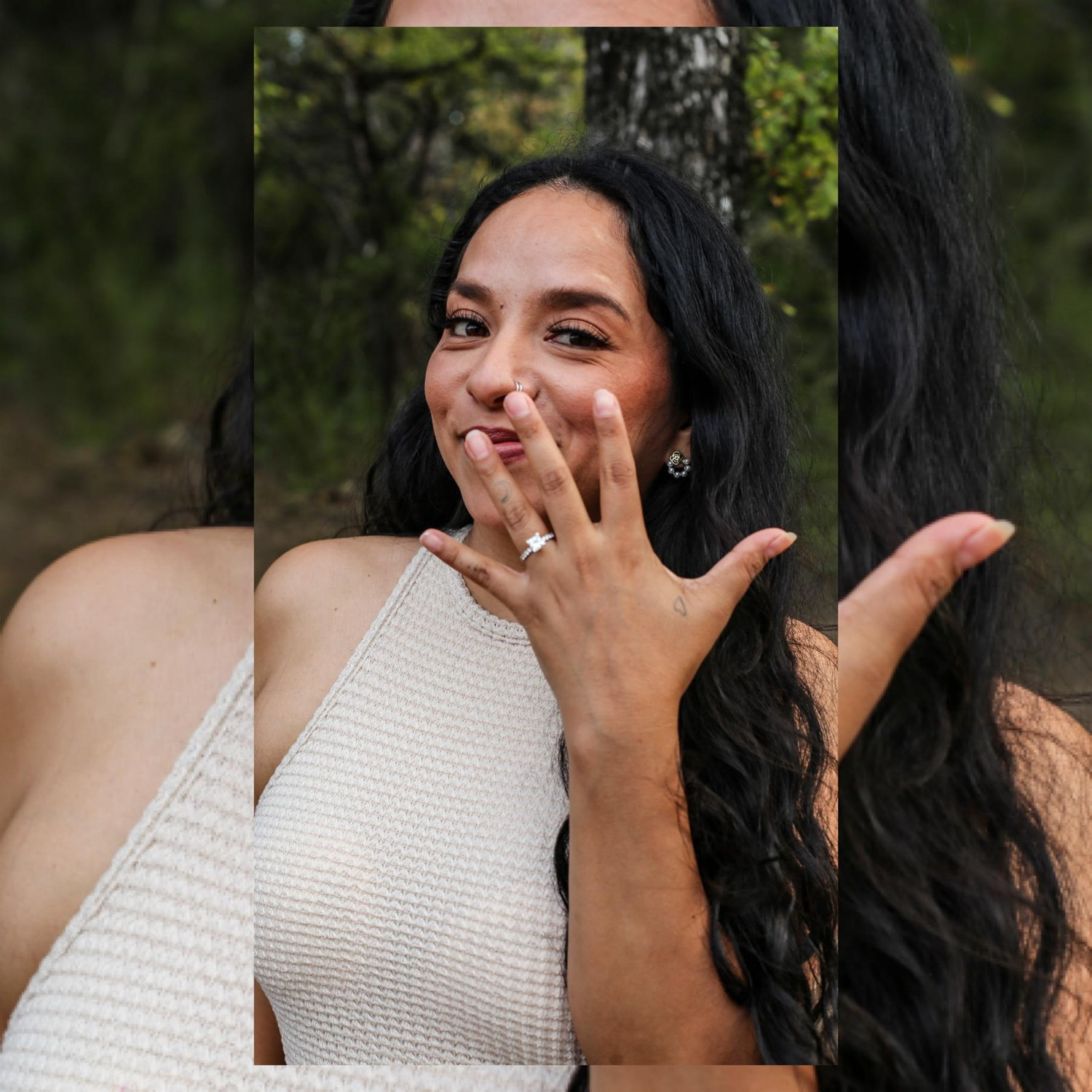 Finallyyy!🫢 I mean Yayyy!🥳🍾💍✨🤍 He proposed on his 40th birthday! September 29, 2025!!🎉
