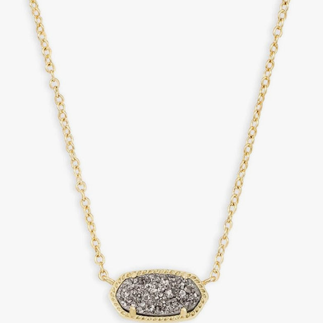 Kendra Scott Elisa Pendant Necklace for Women, Fashion Jewelry, 14k Gold-Plated